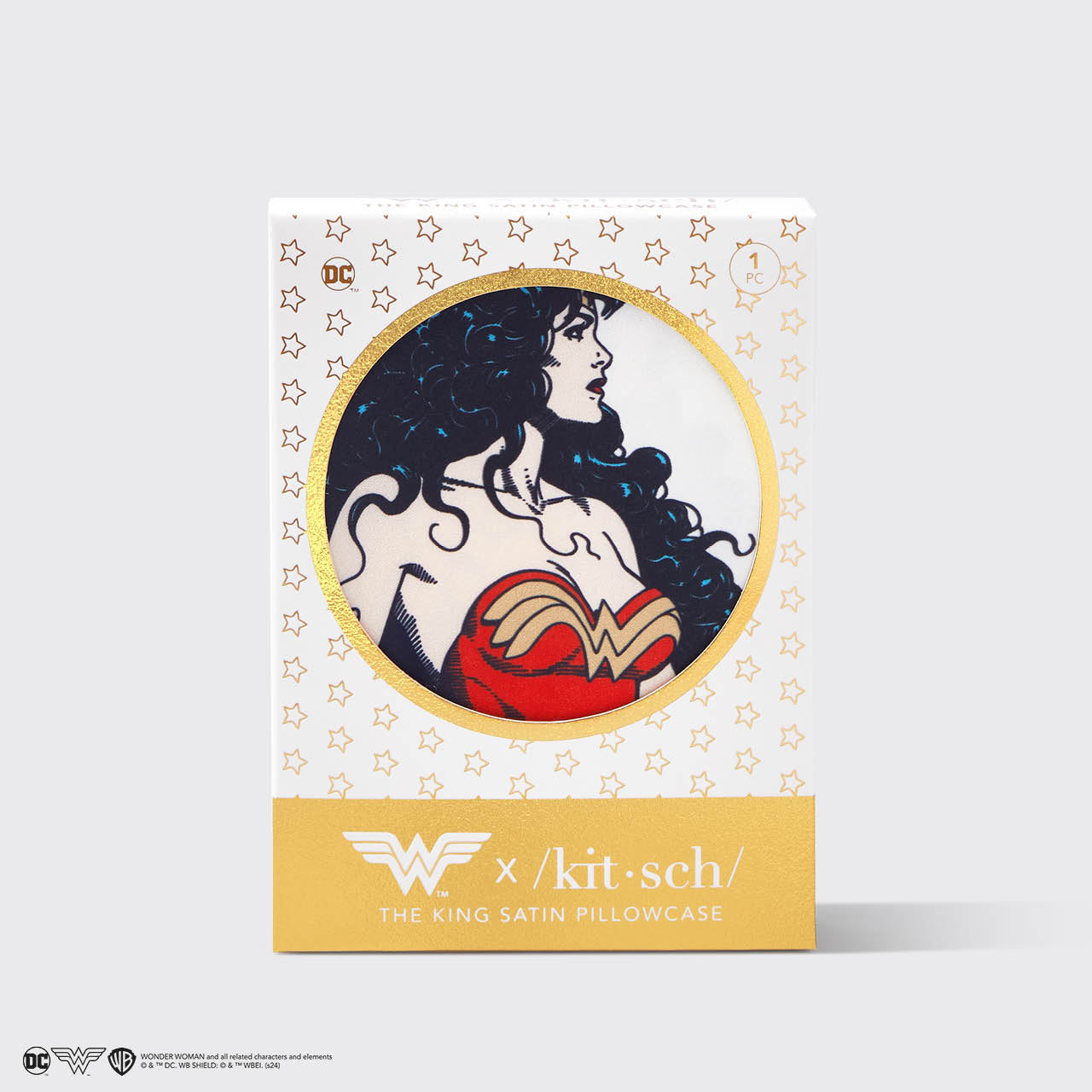 kitsch-x-wonder-woman-satin-kopfkissenbezug-believe-in-wonder-king image 4