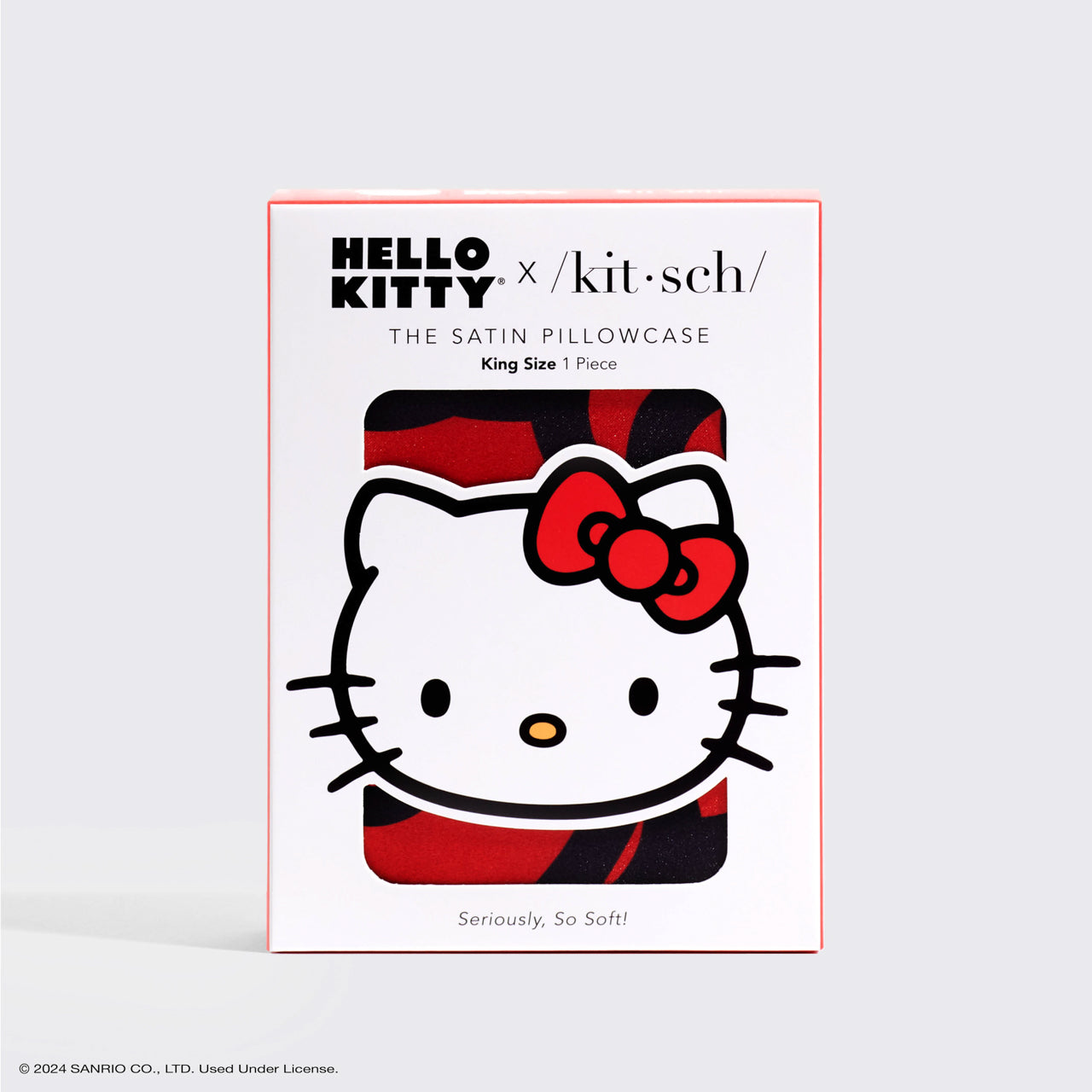 kitsch-x-hello-kitty-satin-kopfkissenbezug-kitty-bathes-in-a-sea-of-bows-king image 6