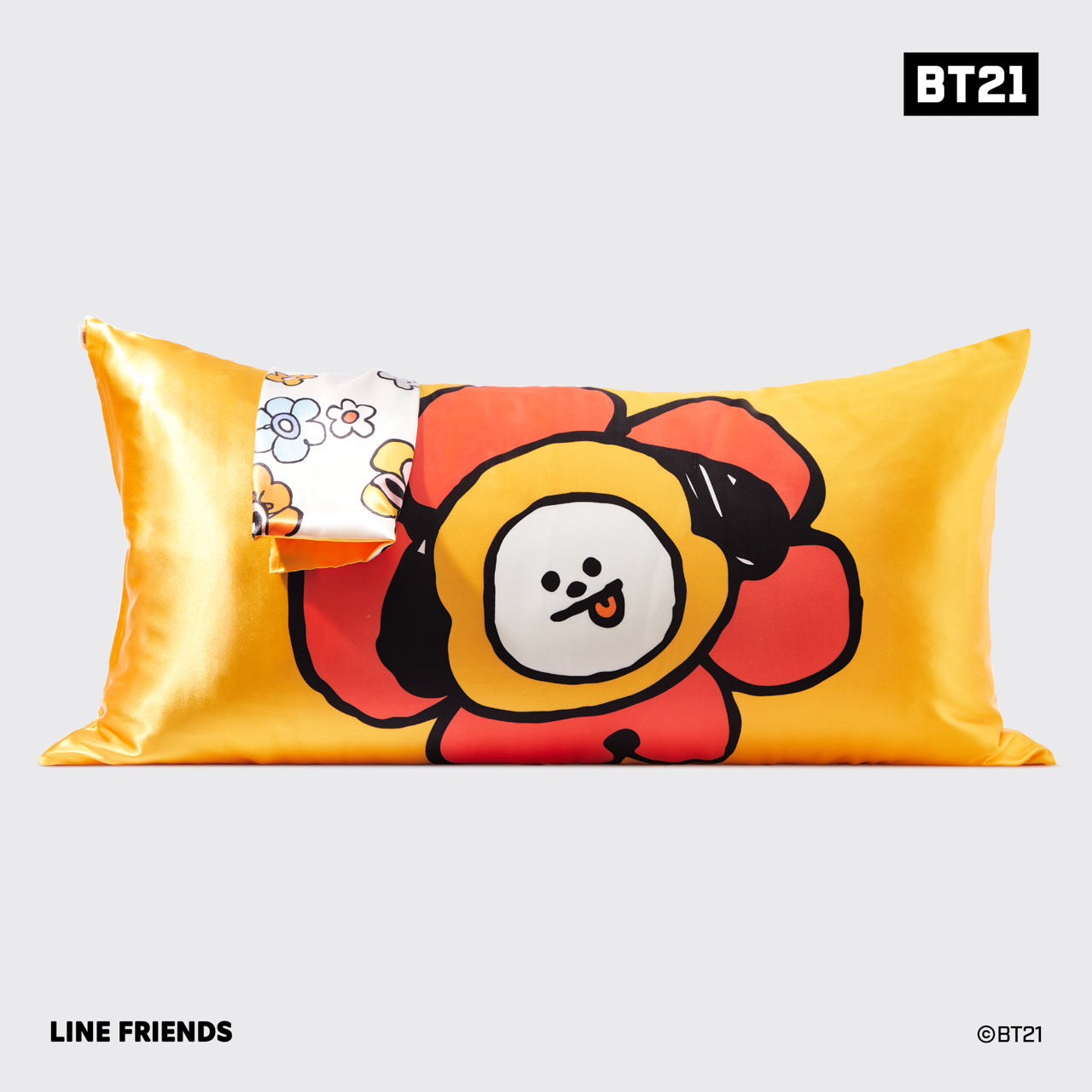 kitsch-x-bt21-satin-kopfkissenbezug-chimmy-king image 7