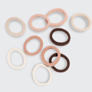 kitsch-blush-ribbed-haargummis-gerippt-no-slip-in-rosa image 8