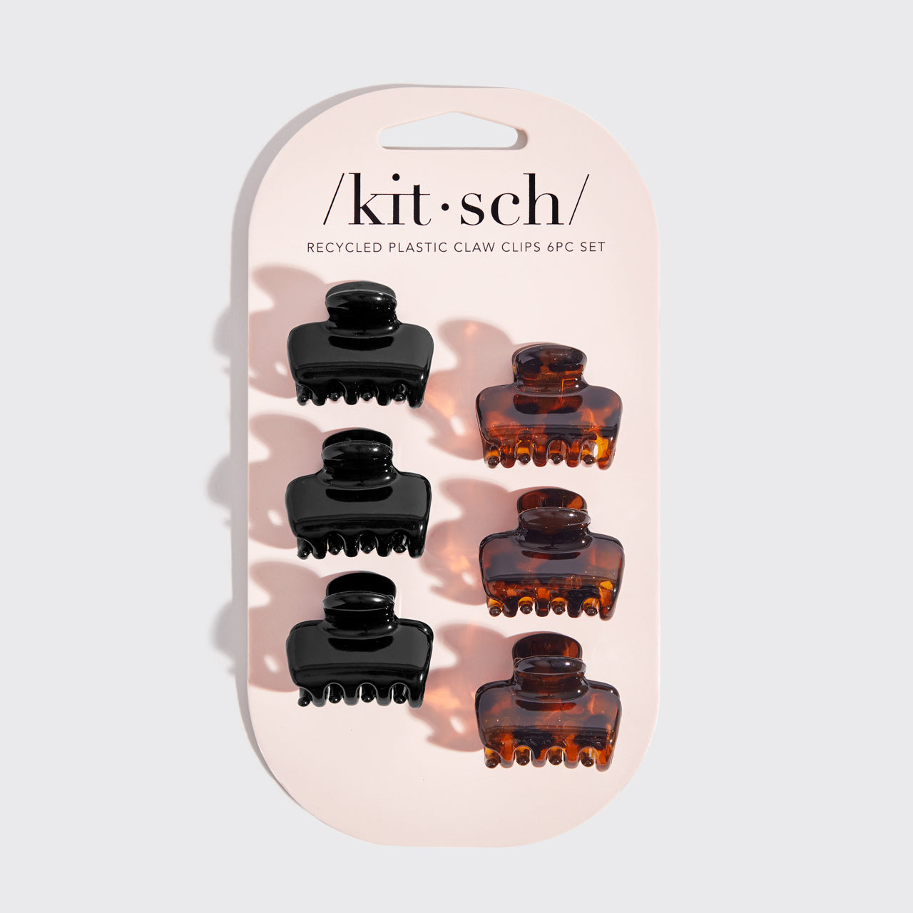 kitsch-cloud-claw-clips-6er-set-mini-black-tort image 6