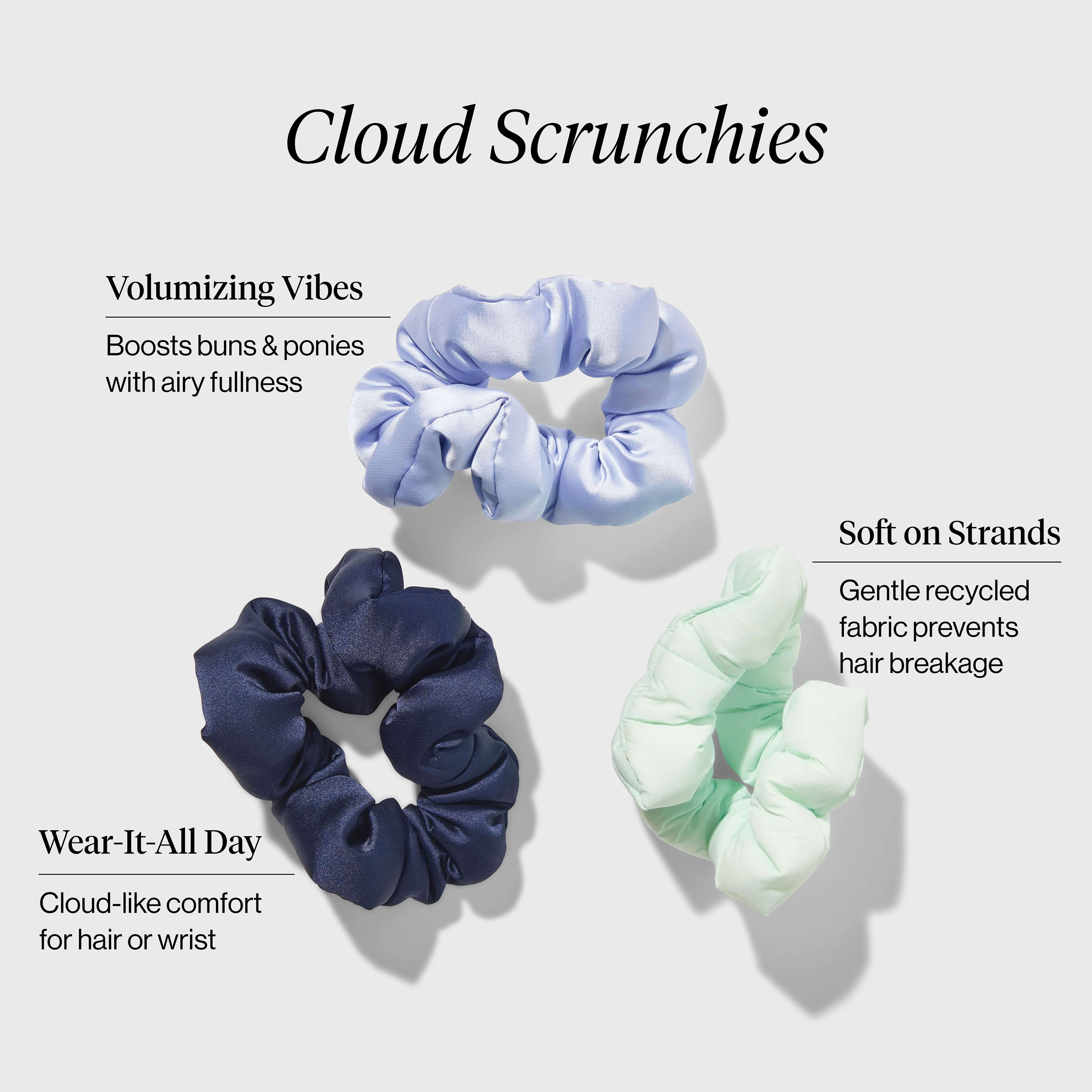 kitsch-garden-bouquet-cloud-scrunchies-3er-set-haargummis image 3