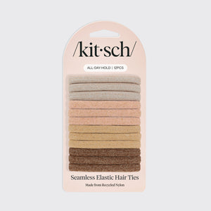 kitsch-neutral-glitter-elastics-12pc-set-recycelte-haargummis image 7