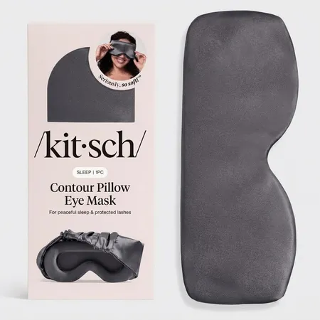 kitsch-charcoal-contour-pillow-schlafmaske-konturierte-augenmaske image 1