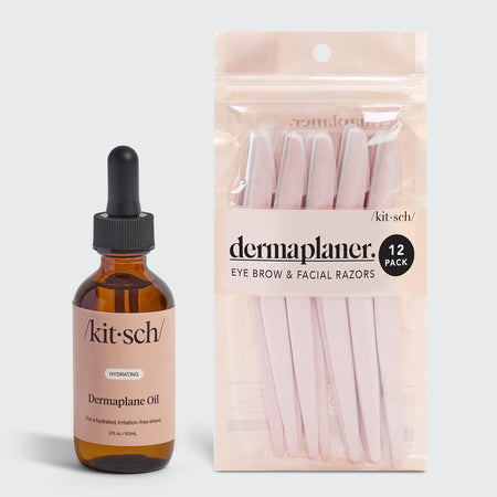 kitsch-dermaplane-oil-dermaplaner-tool-bundle-gesichts-l-set image 1