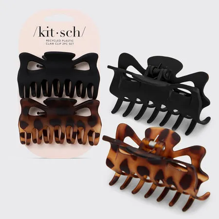 kitsch-black-tort-klauen-clips-2er-set-large image 1