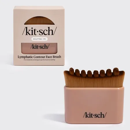 kitsch-lymphatic-contour-face-brush-terracotta-gesichtsb-rste-f-r-lymphdrainage image 1