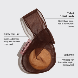 kitsch-chocolate-body-wash-bar-bag-mesh-seifenbeutel-mit-aufh-ngung image 7