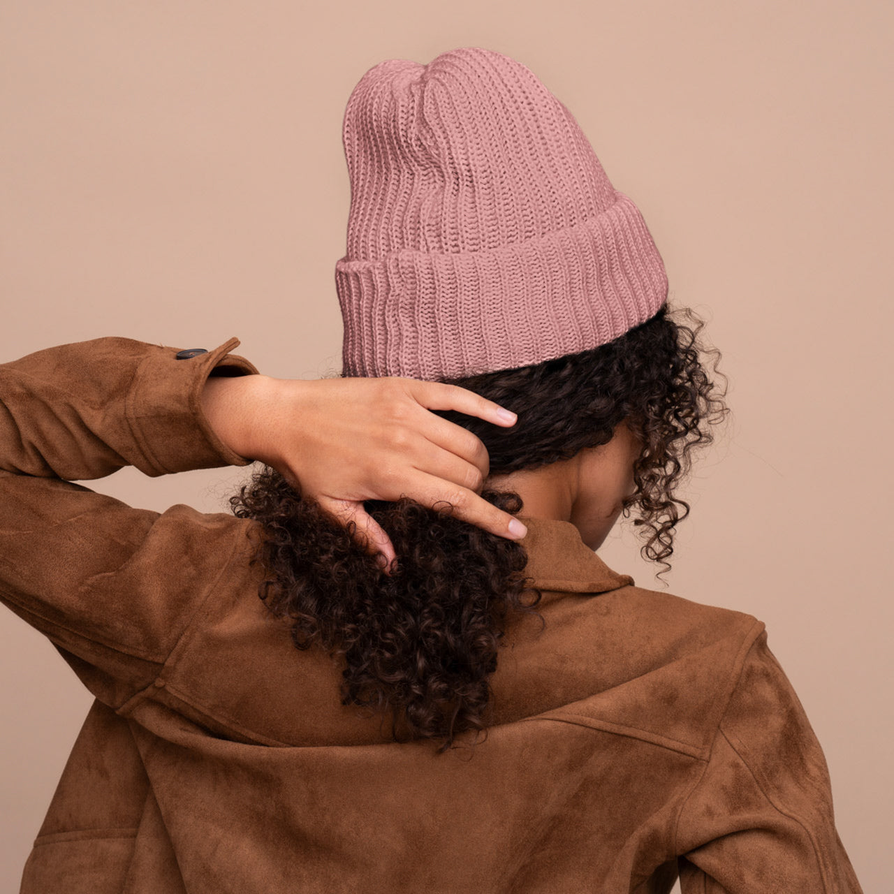 kitsch-glazey-satin-lined-beanie-in-blush image 4