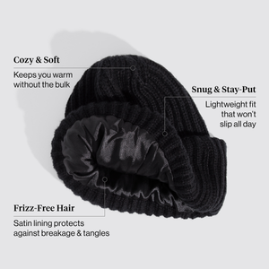 kitsch-glazey-satin-lined-beanie-m-tze-schwarz image 6