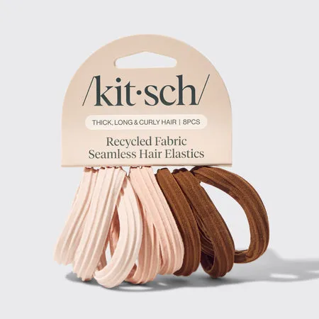 kitsch-rosewood-seamless-haargummis-8er-set image 1
