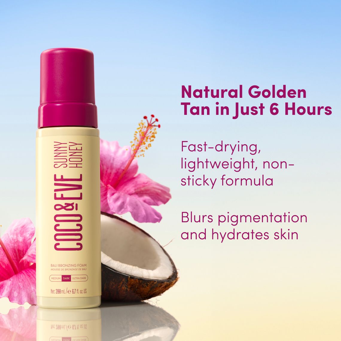coco-eve-base-to-face-set-bali-bronzing-foam-antioxidant-face-tanning-mist image 6