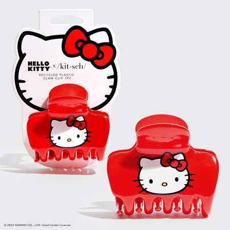 kitsch-x-hello-kitty-recycled-plastic-claw-clip-kitty-face-haarklammer image 1