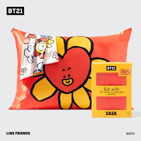 kitsch-x-bt21-satin-kissenbezug-tata-standard image 1
