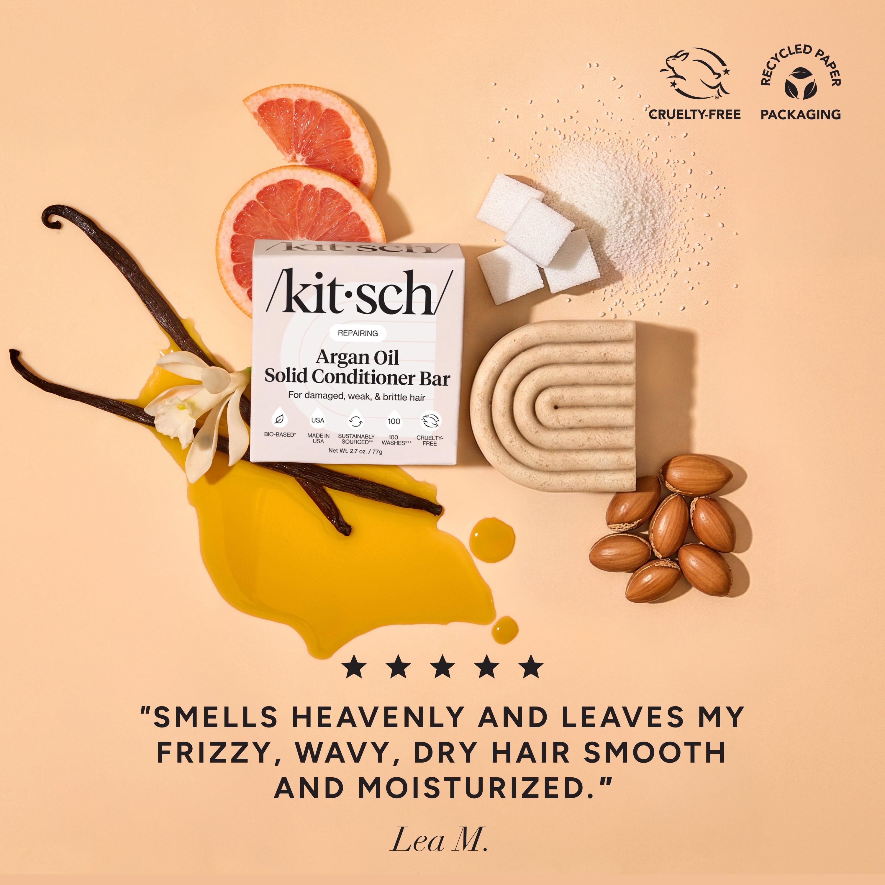 kitsch-repairing-argan-oil-shampoo-conditioner-bar-combo-feste-pflege image 3