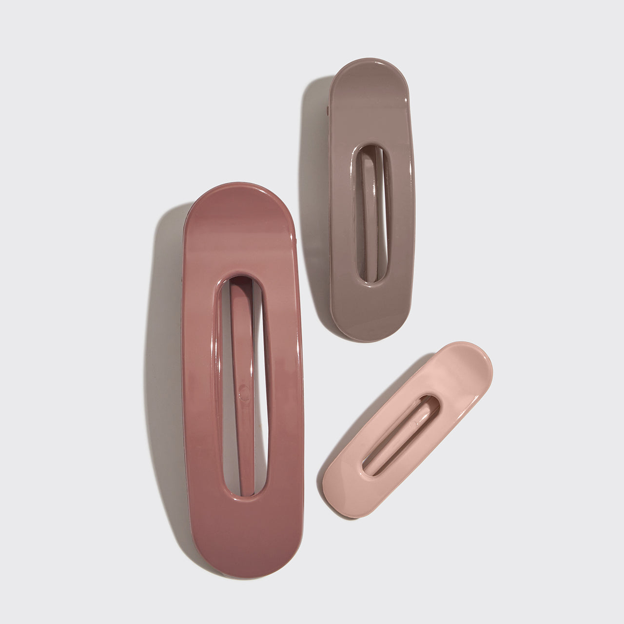 kitsch-flat-lay-claw-clip-3tlg-terracotta-flache-haarklammern image 3