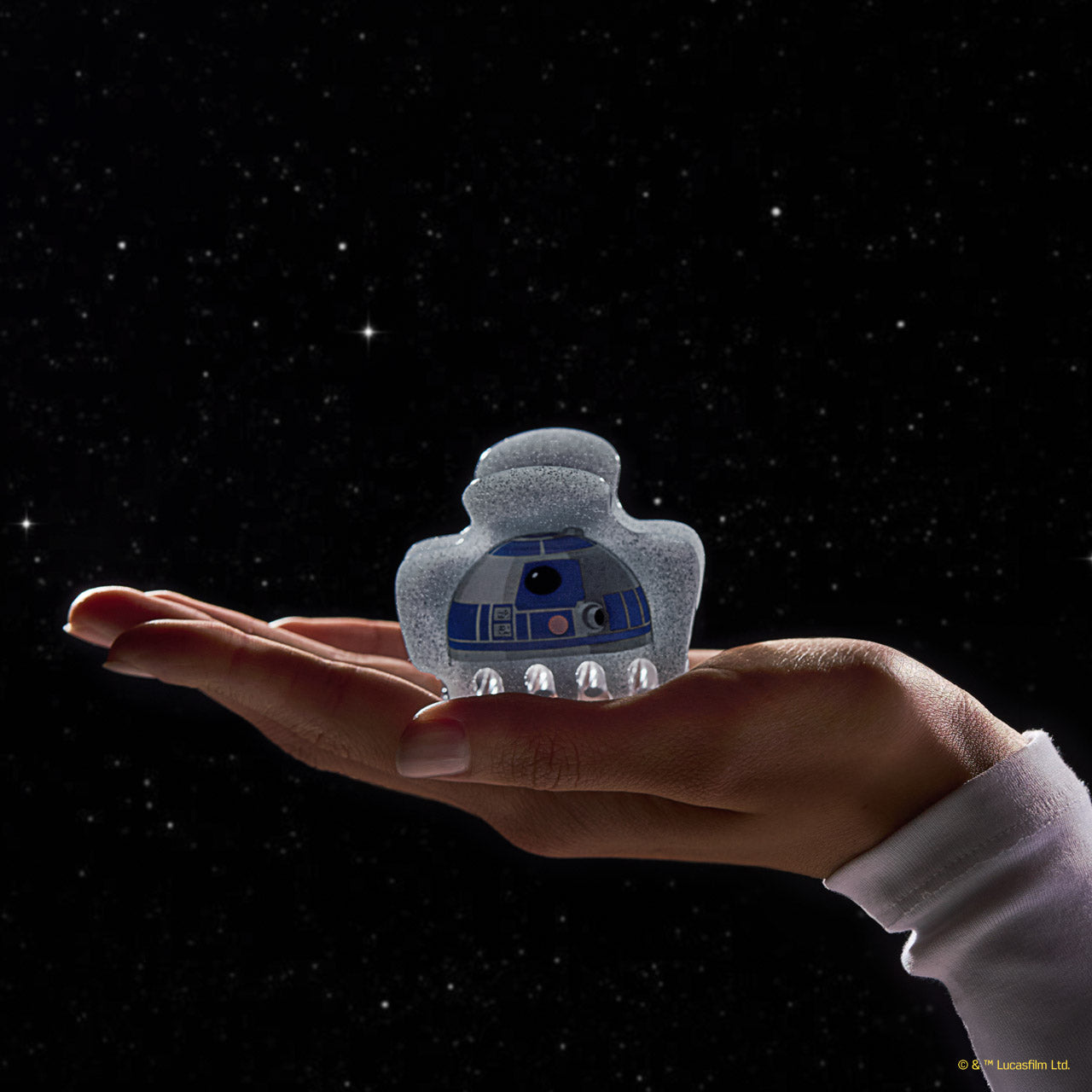kitsch-star-wars-glitter-cloud-clip-r2-d2-haarspange image 6