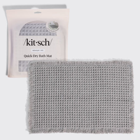kitsch-quick-dry-badematte-in-grau image 1