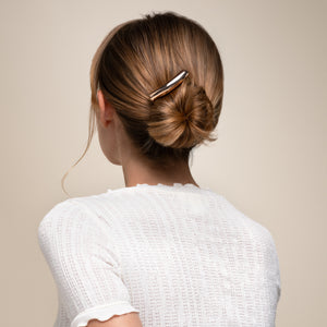 kitsch-gold-metal-barrette-french-hair-pin-mini-kleine-haarspange-gold image 4