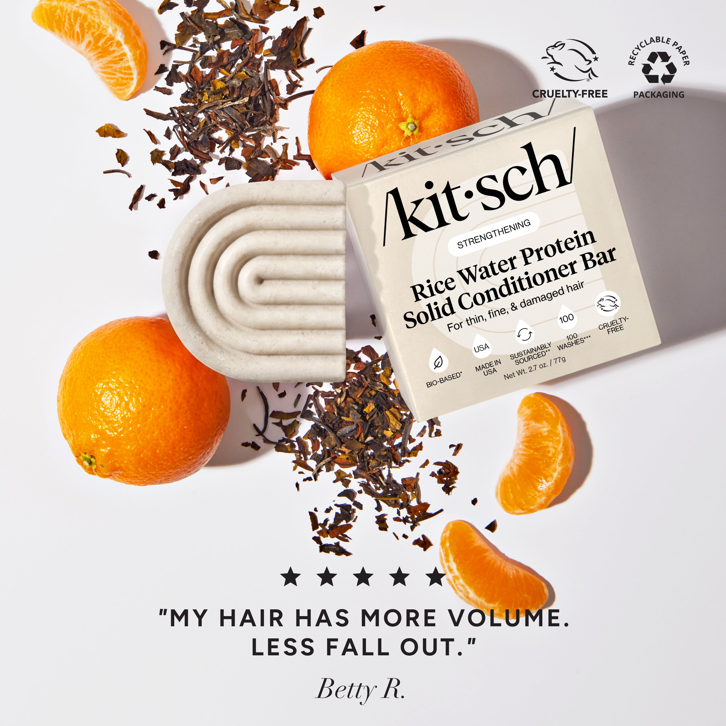 kitsch-leave-in-conditioner-rice-water-shampoo-conditioner-bundle-repair-set image 5