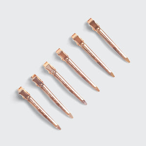 kitsch-rose-gold-styling-hair-clips-6pc-set-haarclips image 3