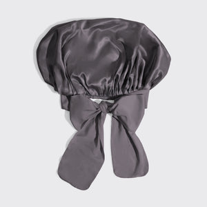 kitsch-charcoal-oversized-satin-bonnet-satin-schlafhaube image 8
