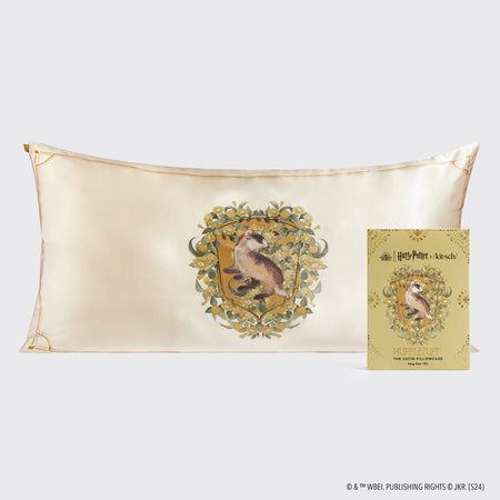 kitsch-x-harry-potter-satin-kopfkissenbezug-hufflepuff-4er-pack-king image 1
