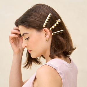 kitsch-gold-metal-barrettes-haarspangen-2er-set image 5