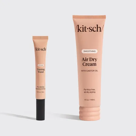 kitsch-smooth-sleek-styling-duo-taming-wand-air-dry-cream-gegen-frizz image 1