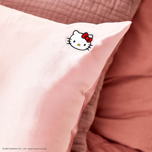 kitsch-x-hello-kitty-satin-kopfkissenbezug-pink-hello-kitty-face-king image 2