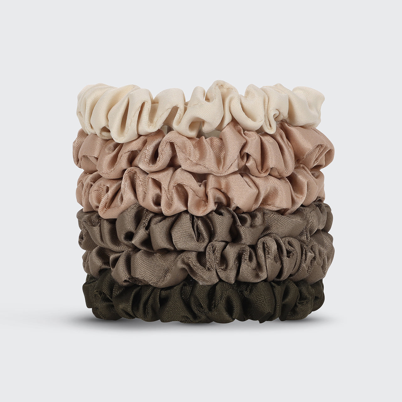 kitsch-eucalyptus-ultra-petite-satin-scrunchies-6er-set-haargummis image 4
