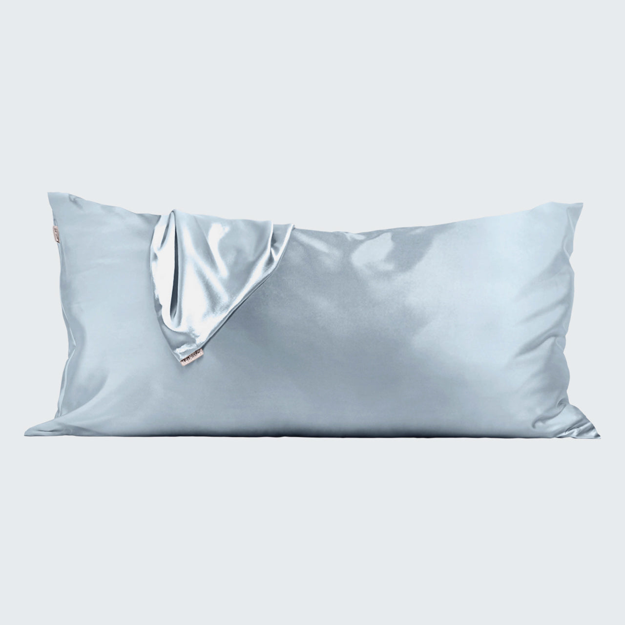 kitsch-satin-pillowcase-haze-blue-4er-pack-king-91x48-cm image 5