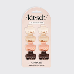 kitsch-rosewood-cloud-claw-clips-8pc-set-mini-mini-haarklammern image 5
