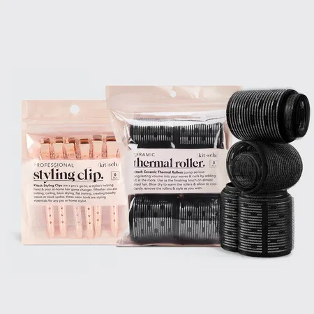 kitsch-ceramic-thermal-rollers-styling-clips-bundle-volumen-lockenwickler-set image 1