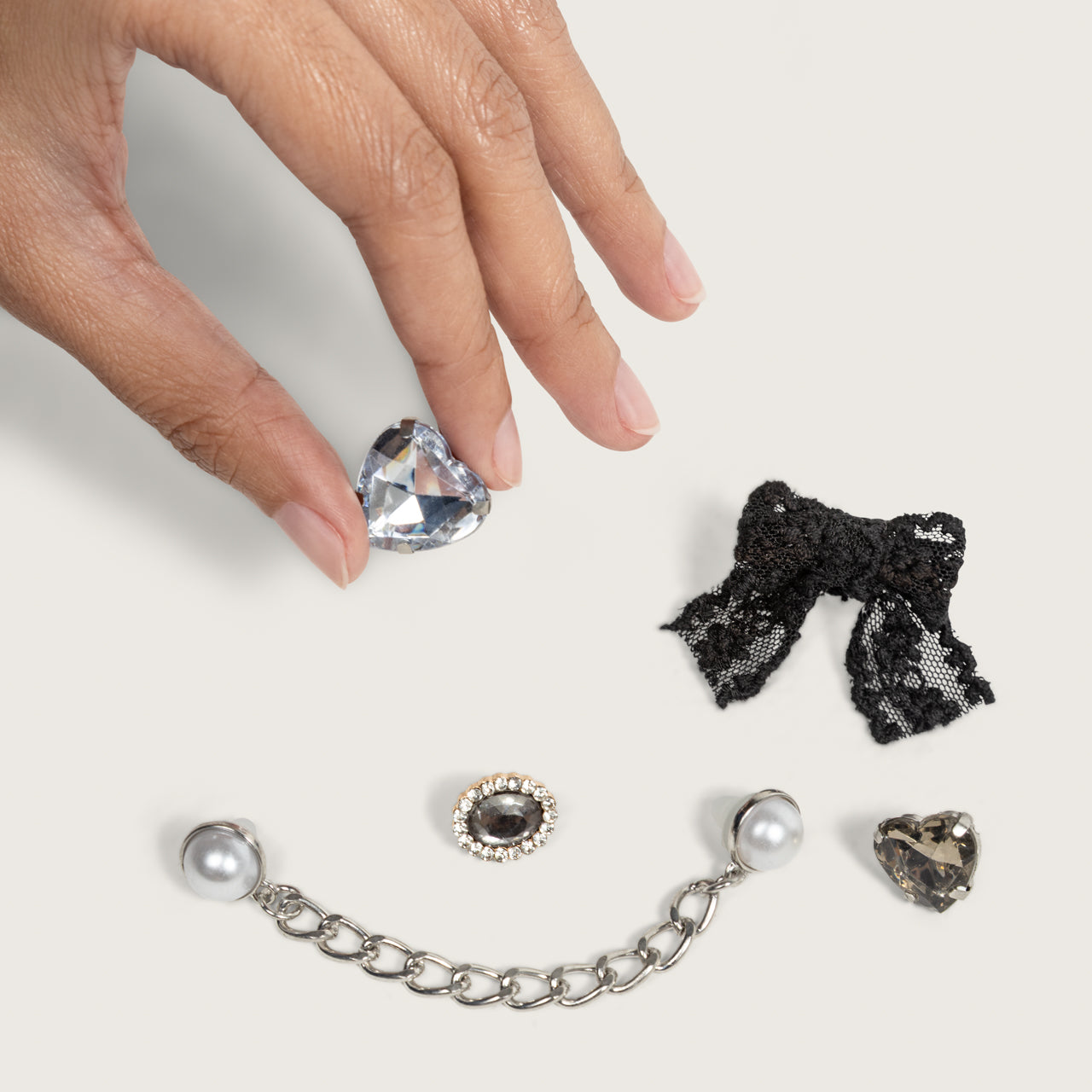 kitsch-kitschpop-charms-vintage-black-6-wechsel-charms-schwarz-silber image 4