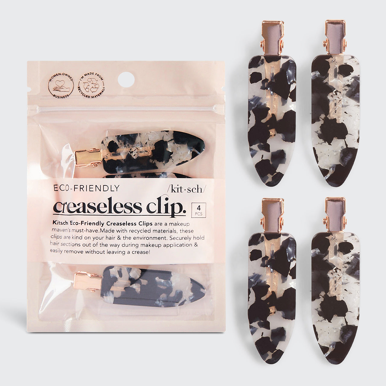 kitsch-creaseless-hair-clips-4er-set image 2