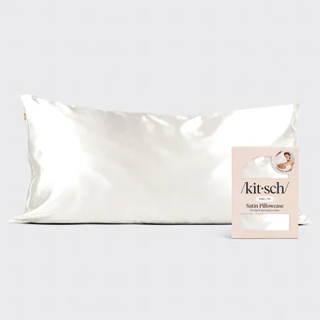 kitsch-satin-kopfkissenbezug-king-ivory-91x48-cm-einzelbezug image 1