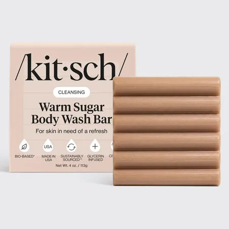 kitsch-cleansing-warm-sugar-body-wash-bar-k-rperseife image 1