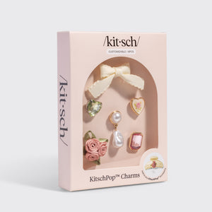 kitsch-kitschpop-charms-vintage-pink-austauschbare-haarclip-anh-nger image 3