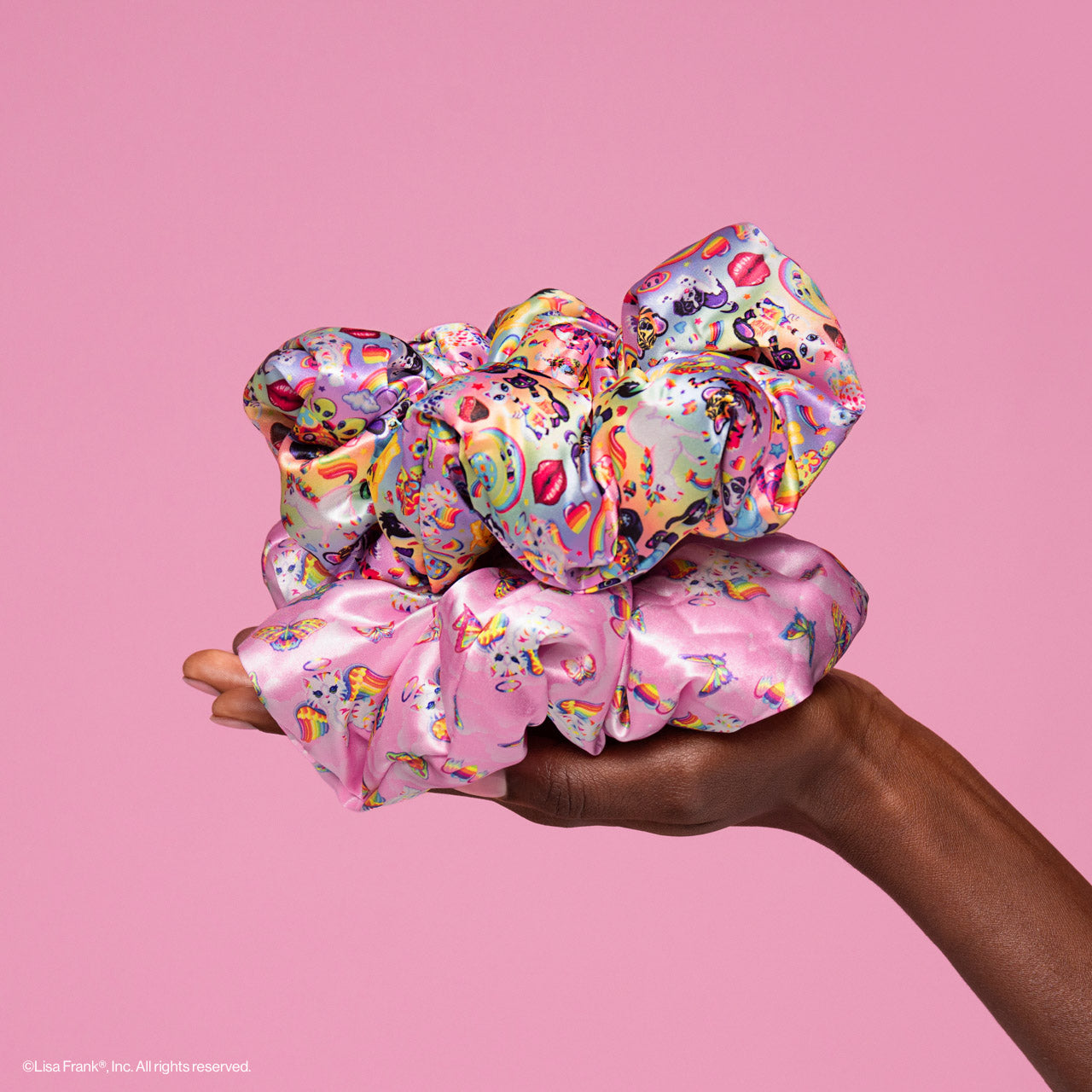 kitsch-lisa-frank-x-kitsch-pillow-scrunchies-satin-2er-set-the-fantastic-world image 7