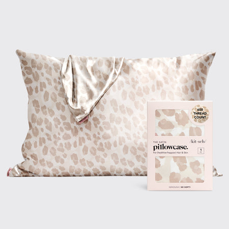 kitsch-satin-pillowcase-leopard-4er-pack-standard-66x48-cm image 1