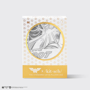 kitsch-x-wonder-woman-satin-kopfkissenbezug-comic-print-standard-66x48-cm image 8