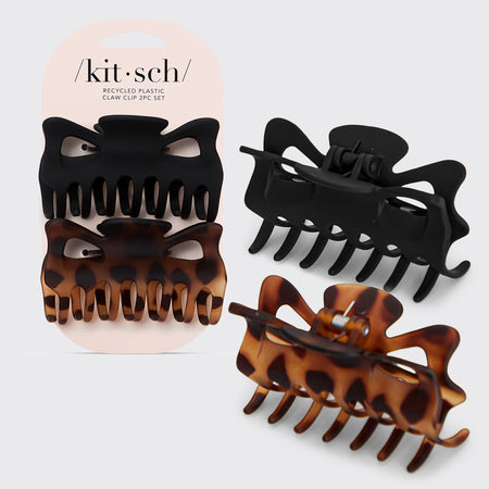 kitsch-black-tort-klauen-clips-2er-set-large image 1