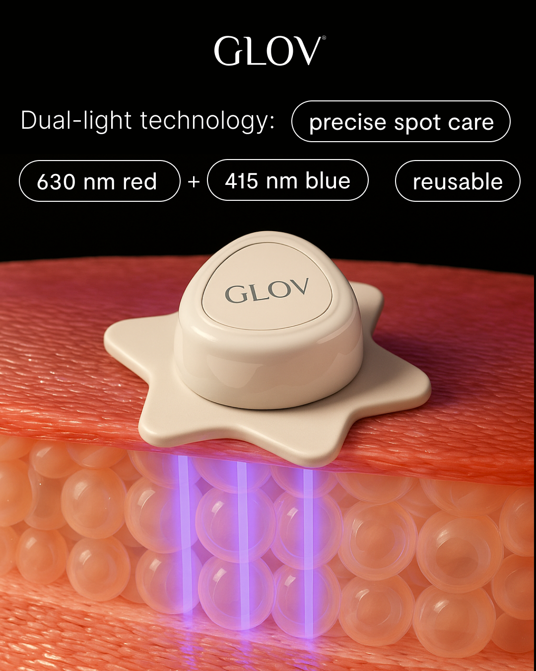 glov-supernova-led-spot-treatment-mit-ladeetui-punktuelle-led-pflege image 3