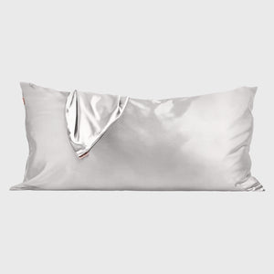 kitsch-satin-kissenbezug-silber-2er-pack-king-seiden-kissenbezug image 4