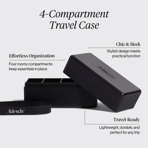 kitsch-4-compartment-travel-case-black-reiseetui-4-f-cher image 2