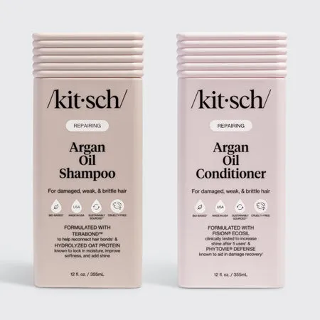 kitsch-repairing-argan-oil-shampoo-conditioner-set image 1