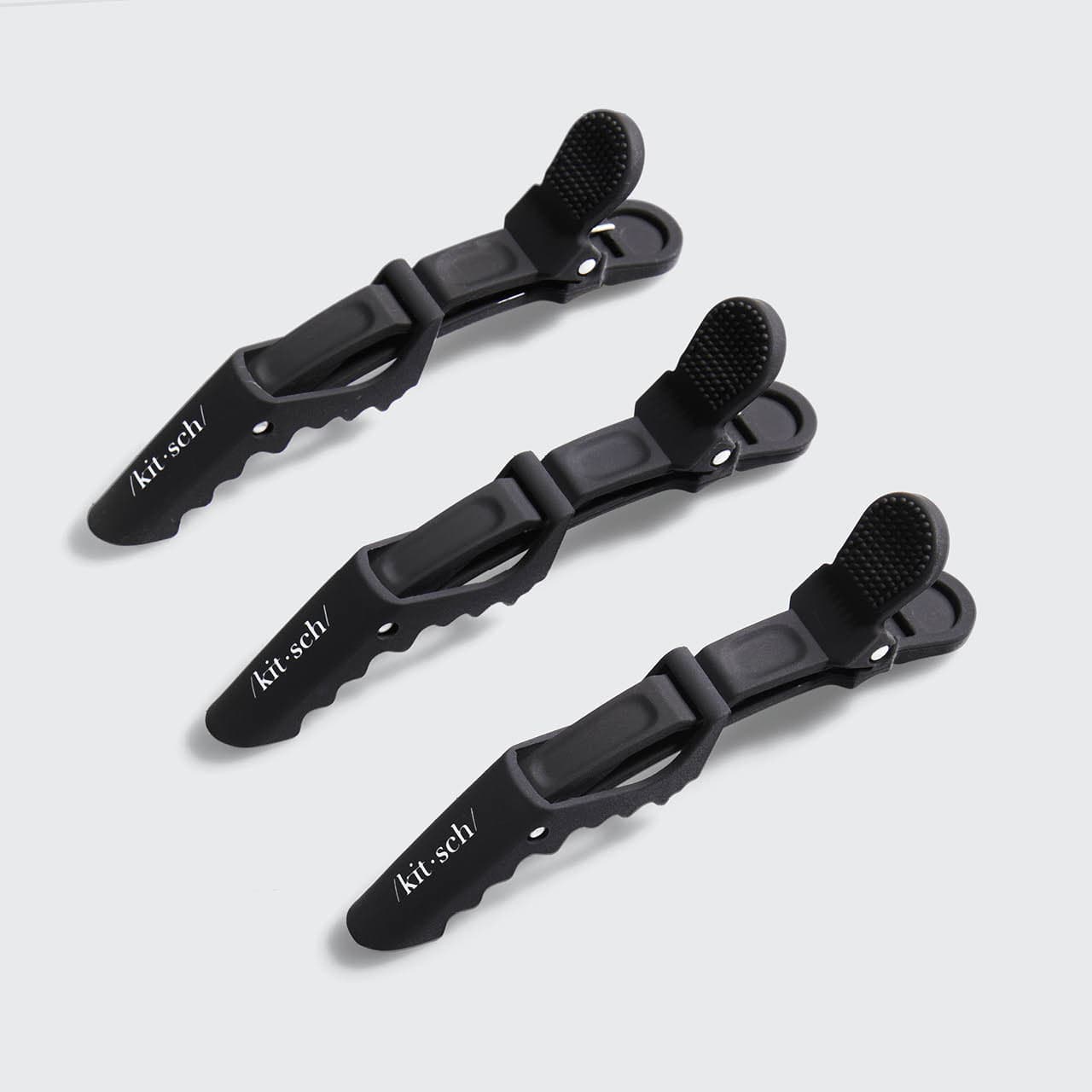 kitsch-pro-no-slip-krokodil-haarclips-schwarz-3er-set image 4