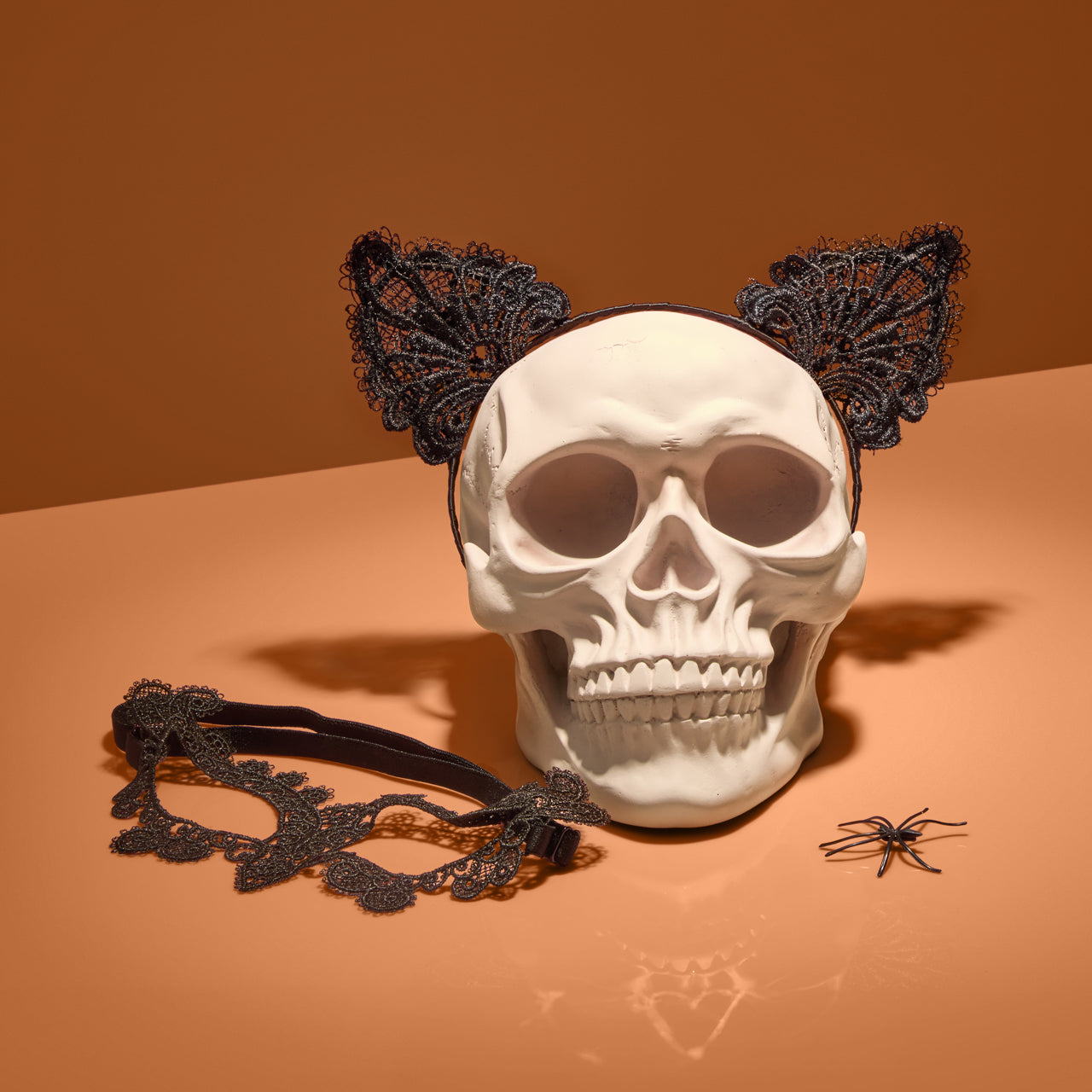 kitsch-black-cat-lace-stirnband-und-maske-set image 6