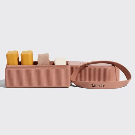 kitsch-4-compartment-travel-case-reise-organizer-terracotta image 1